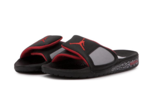 Dep Air Jordan Hydro 3 Retro Slide 'Black Red Grey' 854556-003