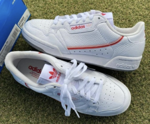 Giay Adidas Continental 80 'White Glory Red' EF5989