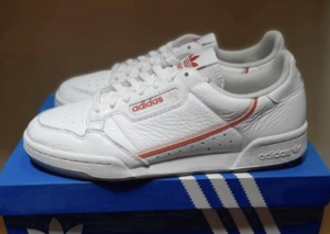 Giay Adidas Continental 80 'White Glory Red' EF5989