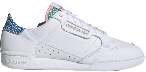 Giay Adidas Wmns Continental 80 'White Gold Metallic' FW2534