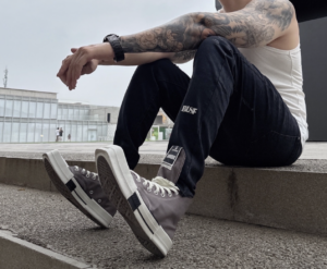 Giay Converse Rick Owens x Turbodrk Chuck 'Iron' A03938C