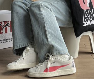 Giay Puma Suede 'Spraycan - Pristine' 383396-01