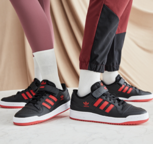 Giay Adidas Forum Low 'Black Vivid Red' GW1613