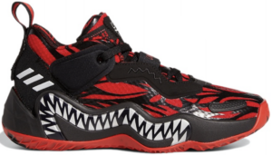 Giay Adidas D.O.N. Issue 3 J x Marvel 'Black Vivid Red' GZ5494