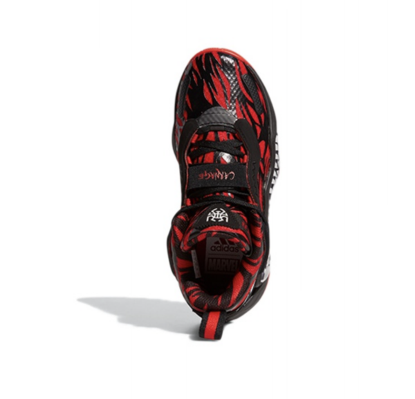 Giay Adidas D.O.N. Issue 3 J x Marvel 'Black Vivid Red' GZ5494