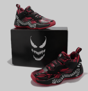 Giay Adidas D.O.N. Issue 3 J x Marvel 'Black Vivid Red' GZ5494