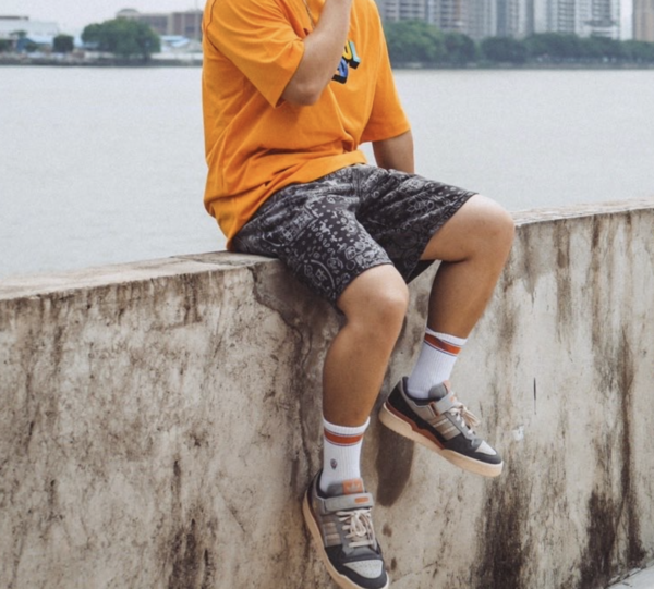 Giay Adidas Originals Forum 84 Low 'Grey Orange White' GX4576