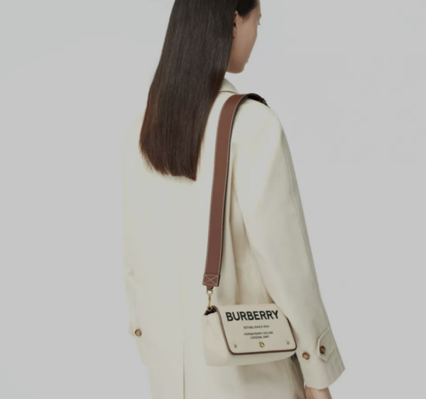 Tui Burberry Canvas And Leather 'Cream White' 80518441