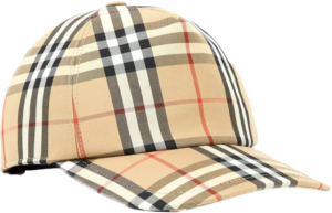Mu Burberry Vintage Check Baseball 'Beige' 8026929