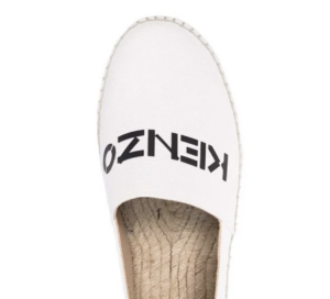 Giay Kenzo Slip On Logo Canvas 'White' FB62ES182F7101