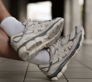 Giay Asics Gel NYC 'Cream Oyster Grey' 1201A789-103