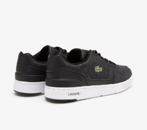 Giay Lacoste T-Clip Leather Trainers 'Black' 44SMA0094-312