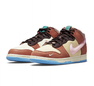 Giay Nike Social Status x Dunk Mid 'Chocolate Milk' DJ1173-700