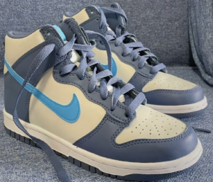 Giay Nike Dunk High 'Light Bone Diffused Blue' DB2179-006