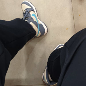 Giay Nike Dunk High 'Light Bone Diffused Blue' DB2179-006