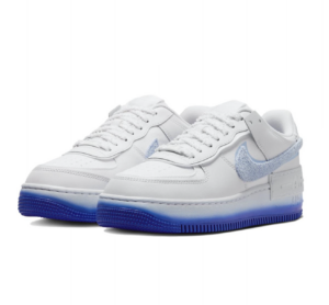 Giay Nike Air Force 1 'Chenille Swoosh - Blue Tint' FJ4567-100