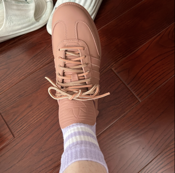 Giay Adidas Pharrell x Samba Human Race 'Terracotta' IE7290