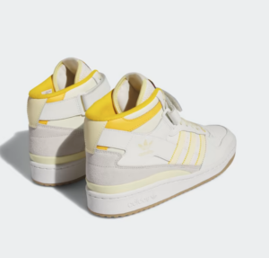 Giay Adidas Originals Forum Mid 'Cloud White Yellow' IE7181