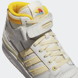 Giay Adidas Originals Forum Mid 'Cloud White Yellow' IE7181