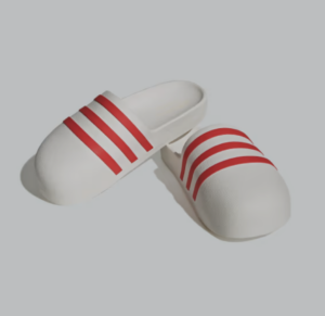 Dep Adidas Adilette Adifom 'White Red' IG5095