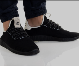 Giay Adidas Pharrell Williams x Tennis Hu 'Black White' GZ3927