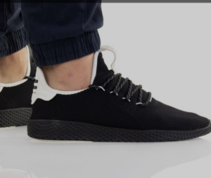 Giay Adidas Pharrell Williams x Tennis Hu 'Black White' GZ3927