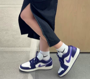 Giay Nike Air Jordan 1 Low 'Purple Sail' DC0774-502