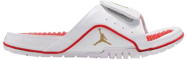 Dep Nike Jordan Hydro 4 Retro 'Red Metallic Gold' 532225-117