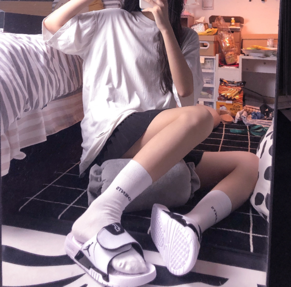 Dep Nike Air Jordan Hydro 11 Slides 'White Black' AJ0022-107