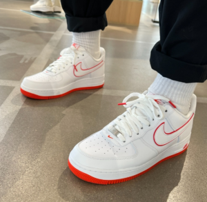 Giay Nike Air Force 1 Low 'White Orange' DV0788-102