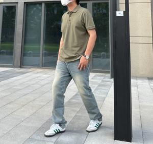 Giay Adidas Samba OG 'Footwear White Green' IG1024