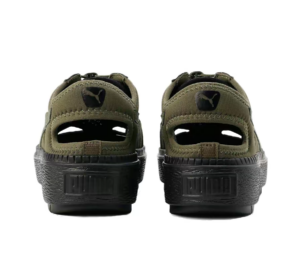 Dep Puma Platform Trace Light Mule 'Green Moss' 382872-09