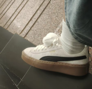 Giay Puma Suede Platform 'Cream White' 391902-01