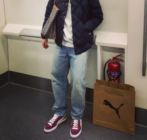 Giay Puma Jjjjound X Suede 'Burgundy' 388659-04