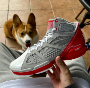 Giay Adidas D Rose 1.5 'Grey White Red' GY0257