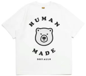 Ao Human Made SS22 Animal T-shirt Bear 'White'