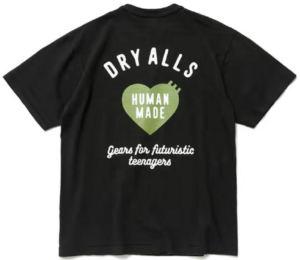 Ao Human Made Heart Logo T-Shirt 'Black'