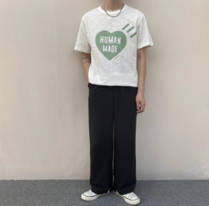 Ao Human Made SS21 Big Heart 'White'