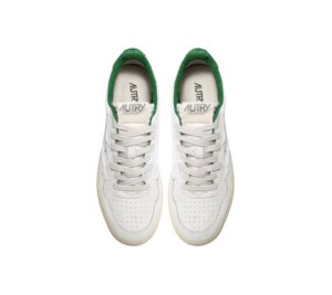 Giay Autry Medalist Low Leather 'White Green' AULM-SP03