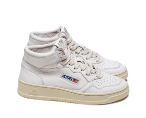 Giay Autry Medalist Mid Goatskin 'White' AUMW-GG04