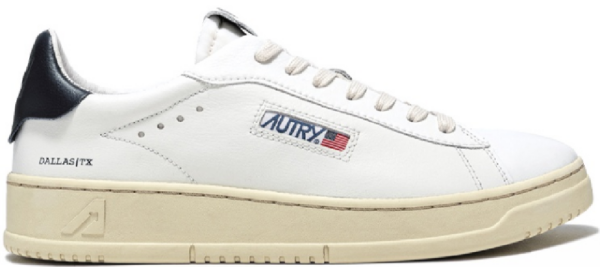 Giay Autry Dallas Low Leather 'White Blue' ADLW-NW05