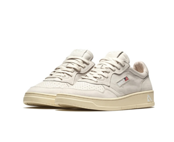 Giay Autry Medalist Low Nubuck 'White' AULM-NN01