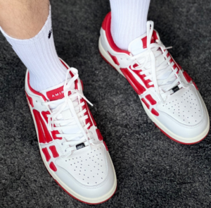 Giay Amiri Skel Top Low 'White Red' MFS003-124