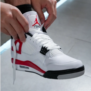 Giay Nike Air Jordan 4 Retro 'Red Cement' (GS) 408452-161