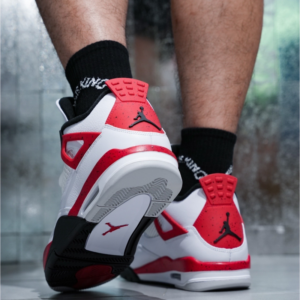 Giay Nike Air Jordan 4 Retro 'Red Cement' (GS) 408452-161