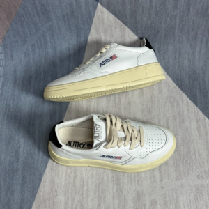 Giay Autry Medalist Low Leather 'White Black' AULM-LL22