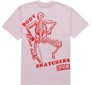 Ao Supreme Body Snatchers Tee 'Light Pink'
