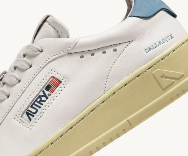 Giay Autry Dallas Low Nubuck Goatskin 'Blue' ADLM-NG03