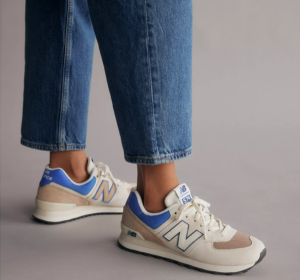Giay New Balance U 574 'White Blue' U574UY2