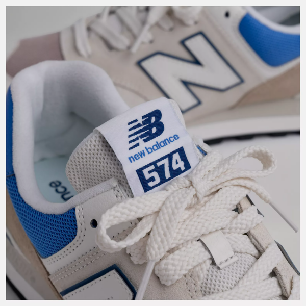 Giay New Balance U 574 'White Blue' U574UY2